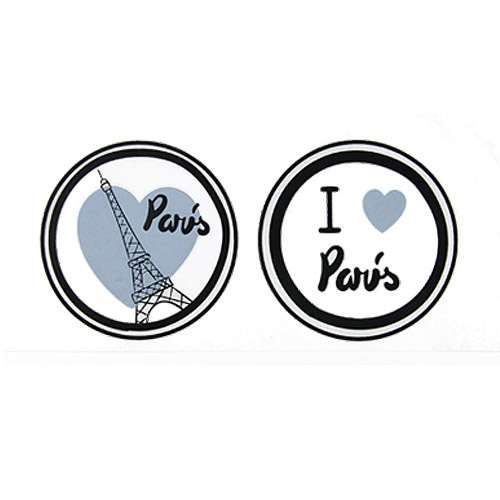 s78)수지전사지 - I Love Paris(라이트 블루)